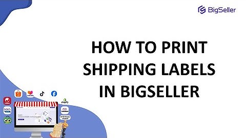 How To Print Shipping Labels
