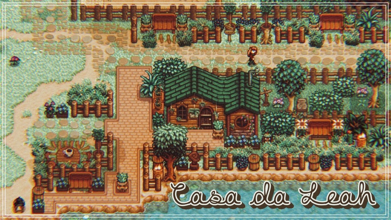 Stardew Valley] Decorando a Casa da Leah - Speed Build - YouTube