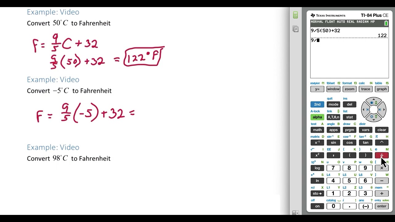 How to Convert Celcius to Fahrenheit 