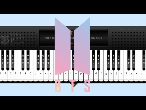 On Bts Easy Virtual Piano Sheet Youtube - bts idol roblox piano