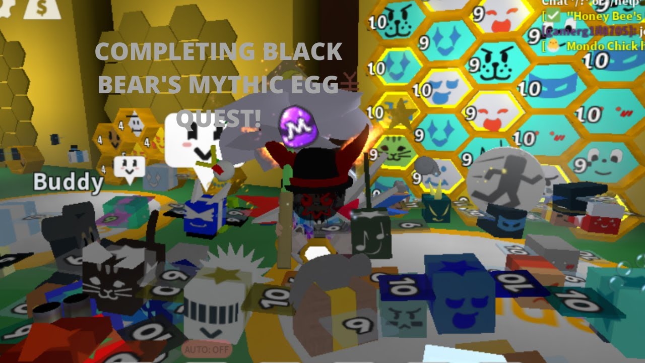 COMPLETING BLACK BEARS MYTHIC EGG QUEST! (EXTREME REWARDS ...