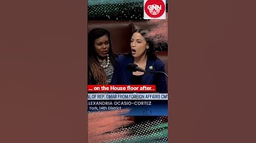 AOC’s temper tantrum on House floor 😂 as Ilhan Omar REMOVED from FA Committee #funnyshorts #shorts