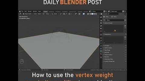 Vertex Weight Proximity Modifier in Blender