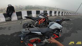 Duke250 bs6 vs MT-15 bs6 Race ⚡