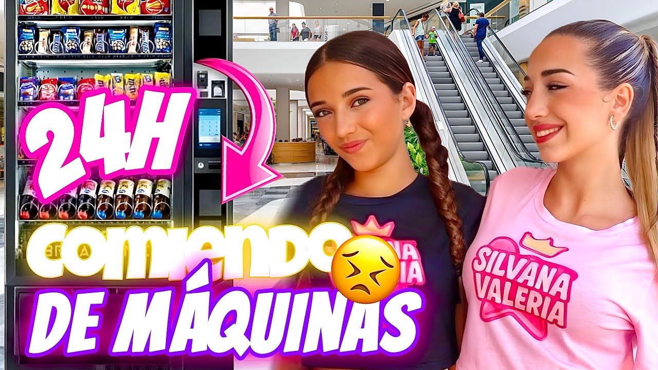 24 HORAS COMIENDO MAQUINAS EXPENDEDORAS