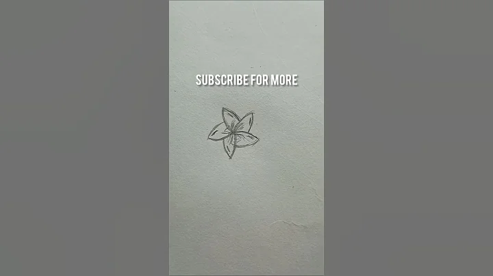 Easy Flower Drawing Tutorial#drawing #howtodraw #easydrawing #arttutorial  #viralart #fyp