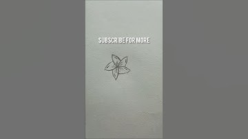 Easy Flower Drawing Tutorial#drawing #howtodraw #easydrawing #arttutorial  #viralart #fyp