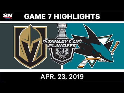 NHL Highlights | Golden Knights vs. Sharks, Game 7 - April 23, 2019