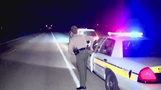 Illinois State Trooper's squad car hit while assisting driver on side of the road