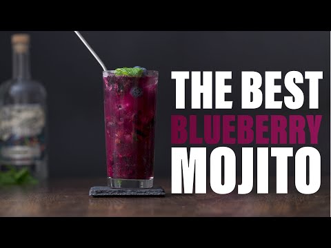 How To Make The Best BLUEBERRY MOJITO In 2023 (what's the secret)