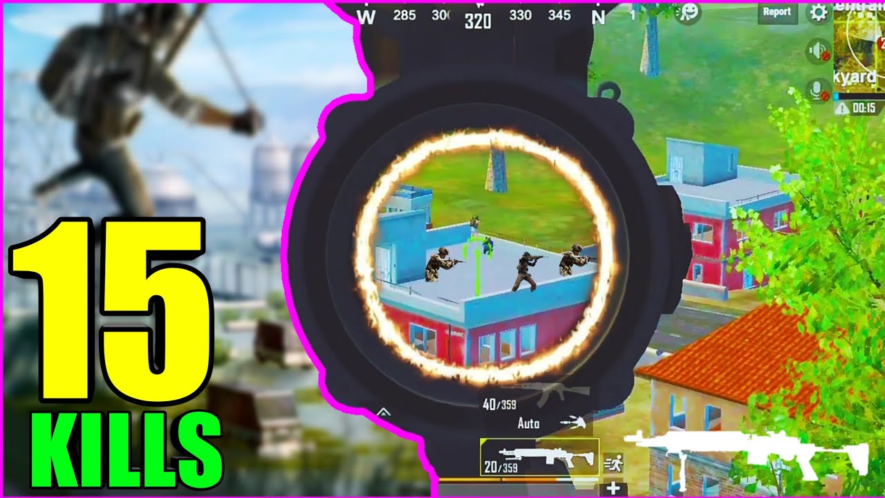 PUBG MOBILE LITE 15 KILLS SOLO SQUAD FULL RUSH GAMEPLAY - YouTube