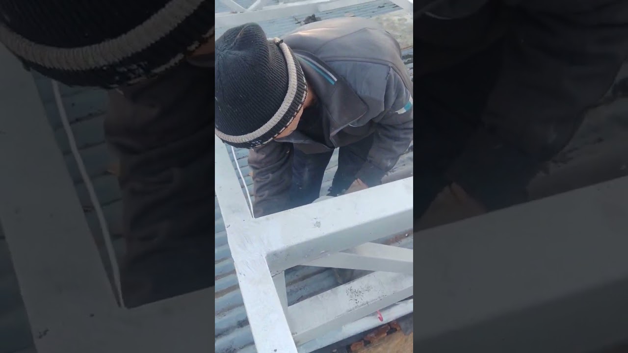 1 ноября первая  самодельная сендвич панель на сгоревший гараж!