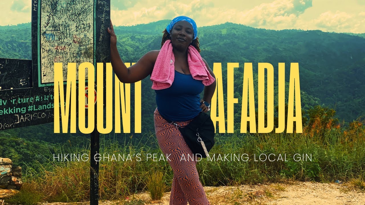 I Hiked Ghana’s Highest Peak (Mount Afadja)  & Made Local Gin (Akpateshie) With  A Local Gin Maker