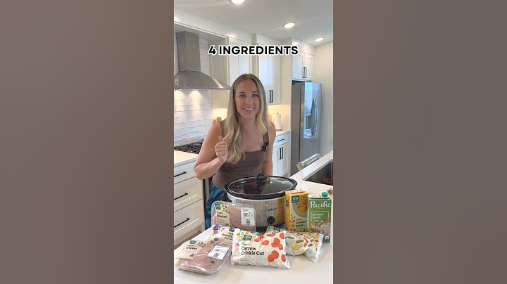 5 minute, 4 ingredient meal😋 #mealprep #crockpot #foodstagram