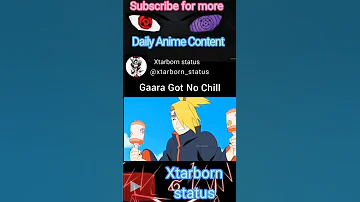 Gaara Got No Chill Deidera Funny Moments Filler Are Funny Naruto Shippuden 