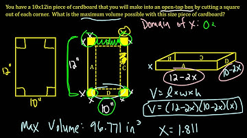Optimization Video: Optimizing Volume of Boxes