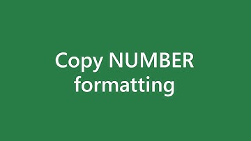 Video Copy cell formatting   Excel
