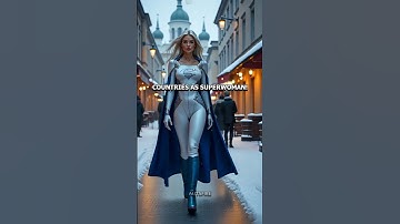 Countries as superwoman! #aifusion #midjourney  #superwoman #superhero #marvel #shorts #avengers