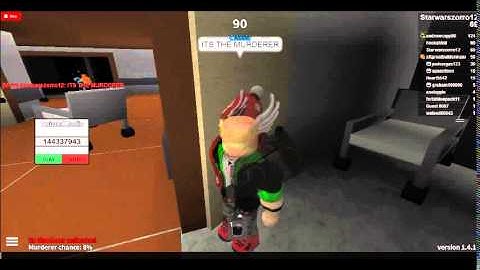 ROBLOX Twisted Murderer Game Play PART 2
