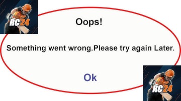 Fix Real Cricket 24 App Oops Something Went Wrong Error | Fix Real Cricket 24  went wrong error |