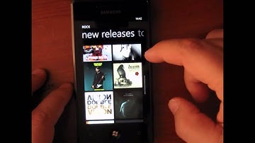 Windows Phone 7 Zune MarketPlace