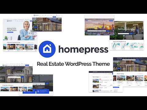 HomePress - Real Estate WordPress Theme | Create a Real Estate website in 30 minutes