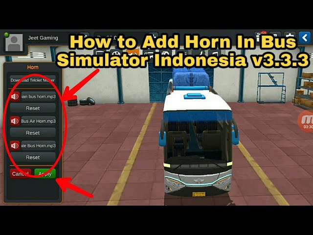 How to Add Horn In Bus Simulator Indonesia || New Horn In BUSSID v3.3.3 || Bussid New Update class=