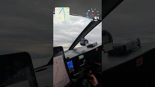 Flying Ir Approach Under The Clouds To Doylestown