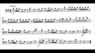 Benedetto Marcello: Sonata No. 6 - Allegro (2nd mt.) Richard Thomas, cello