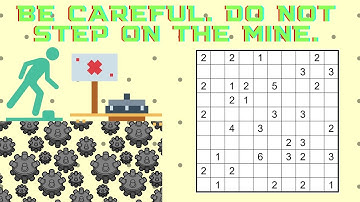 How to reveal Mines in a Minesweeper puzzle?