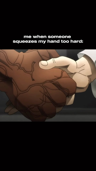 Don’t let them squeeze your hand | Work on your grip strength ✊🏻#calisthenics #workout #anime #gym