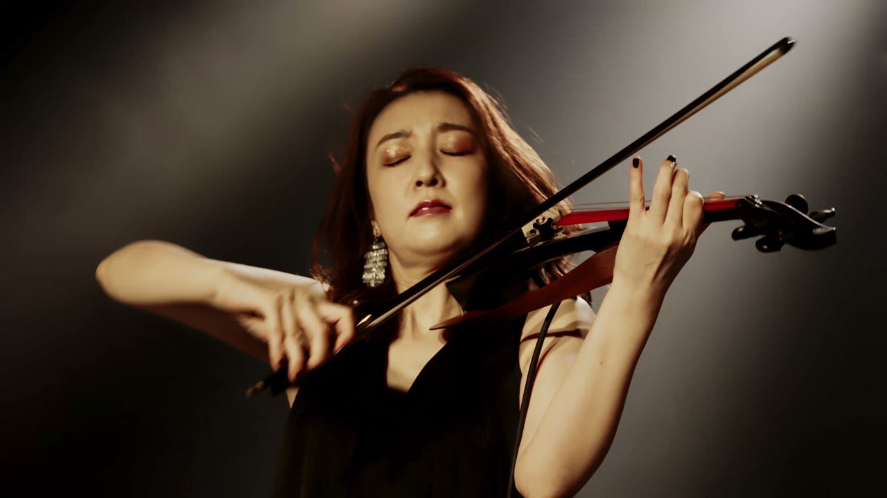ヤマハ エレクトリックバイオリン x 牧山純子　即興演奏～「インフィニティ」～「ブリザ・デ・アレグリア」 ダイジェスト