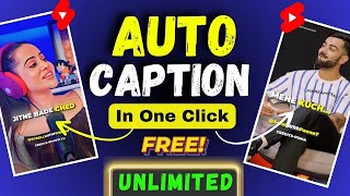 Best Free Ai Captions & Subtitles Generator App | Add Auto Caption ✅ (Just 1 Click)