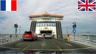 Crossing from Calais to Dover by ferry - MS Spirit of Britain