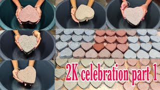 Asmr- 2K celebration part 1 😊 see description , 5 different textures crumbling