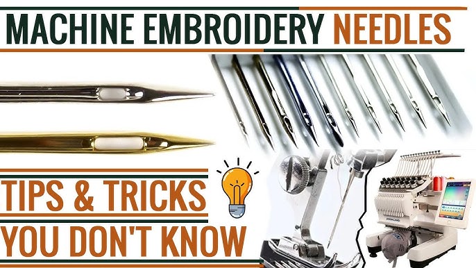 Embroidery needles - which ones do you need for what job?