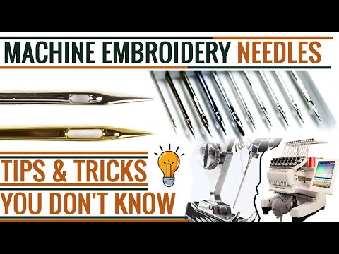 Machine Embroidery Needles Tips & Tricks You Probably Don't Know || ZDigitizing