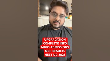 UPGRADATION Complete Rules Very Important Steps MBBS Admissions MCC Allotment Result Neet 2025 #Neet