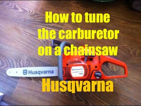 Видео: Как регулирате карбуратора на резачка Husqvarna 235?
