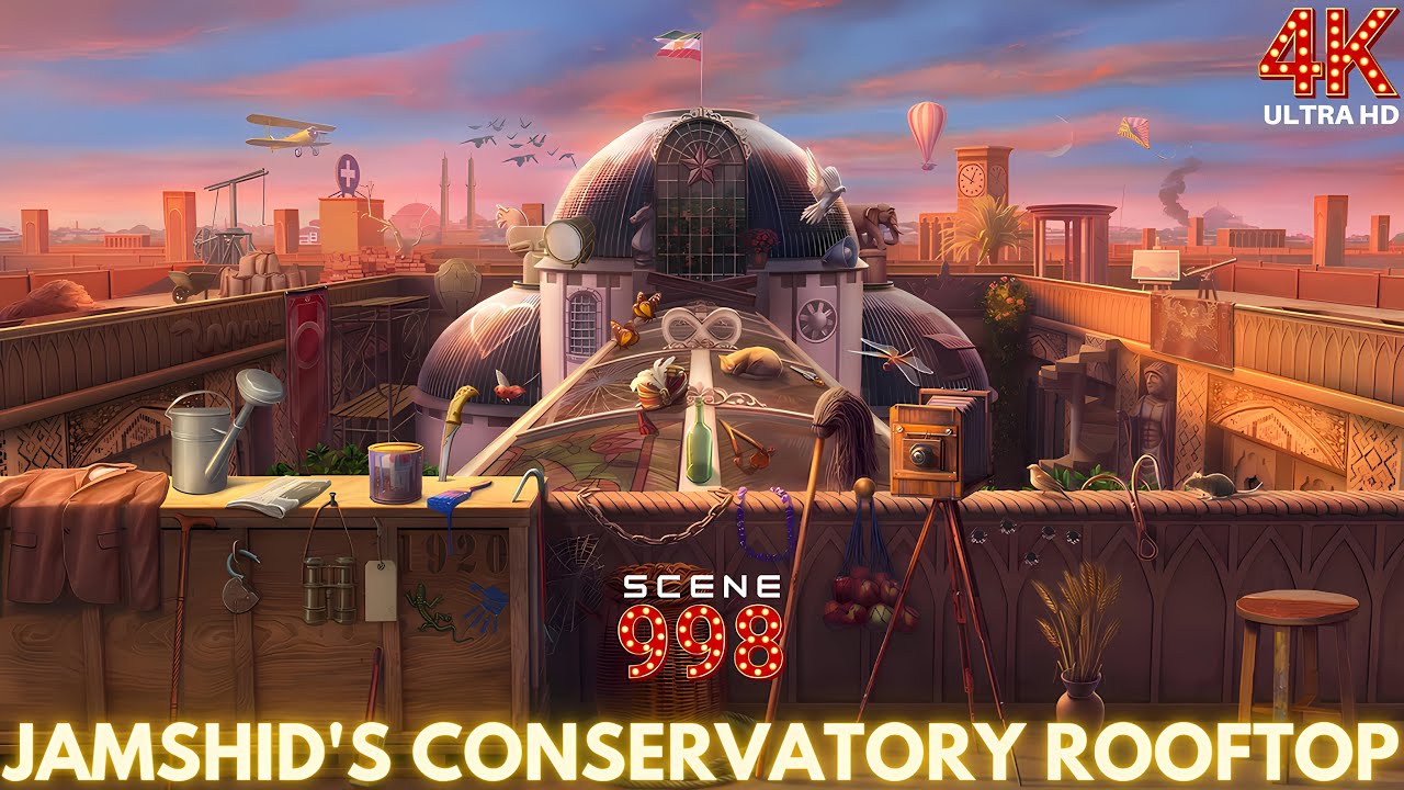 June's Journey Scene 998 | Vol 4 Ch 25 | Jamshid's Conservatory Rooftop | Mastered Scene | 4K UHD