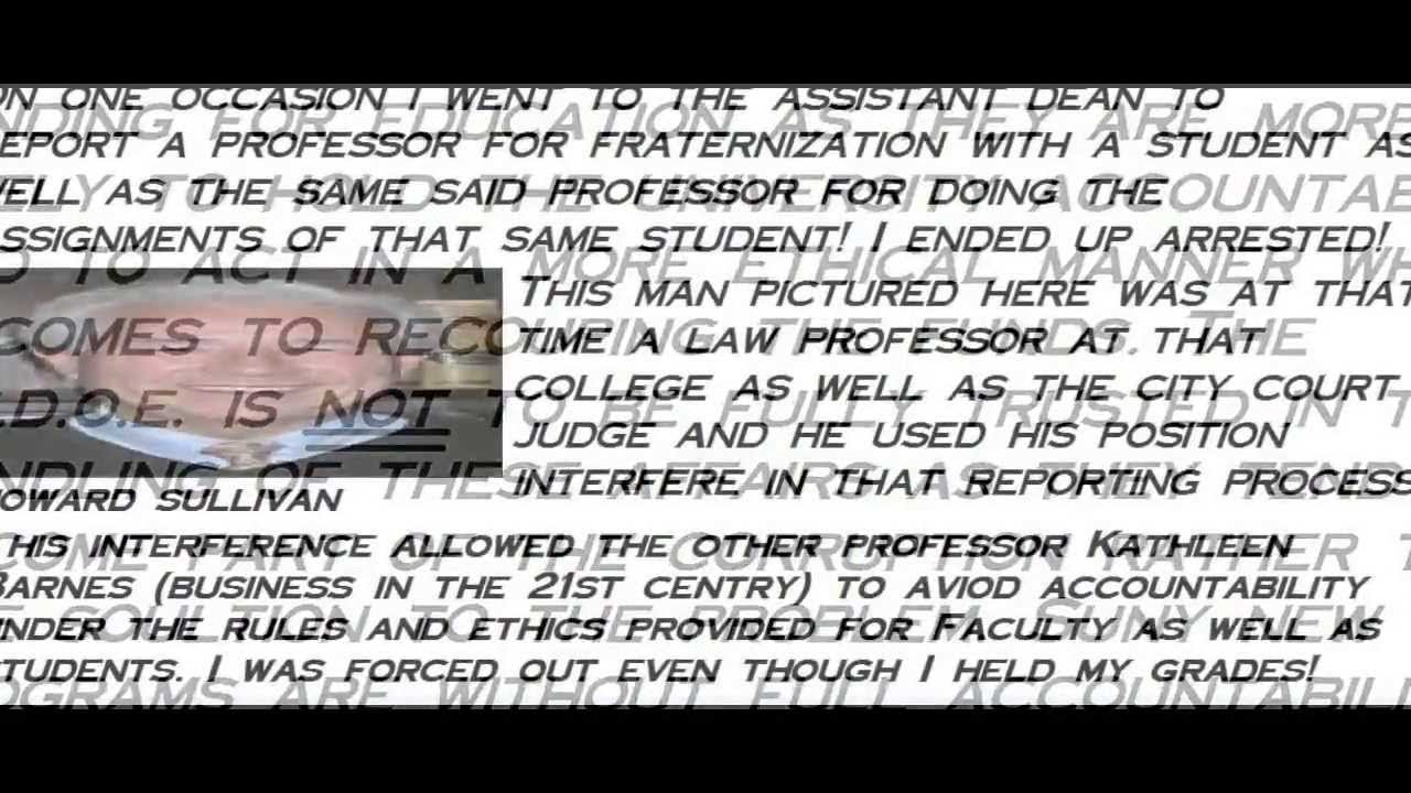 US Department of Education - and their involvement in the SUNY Morrisville scam