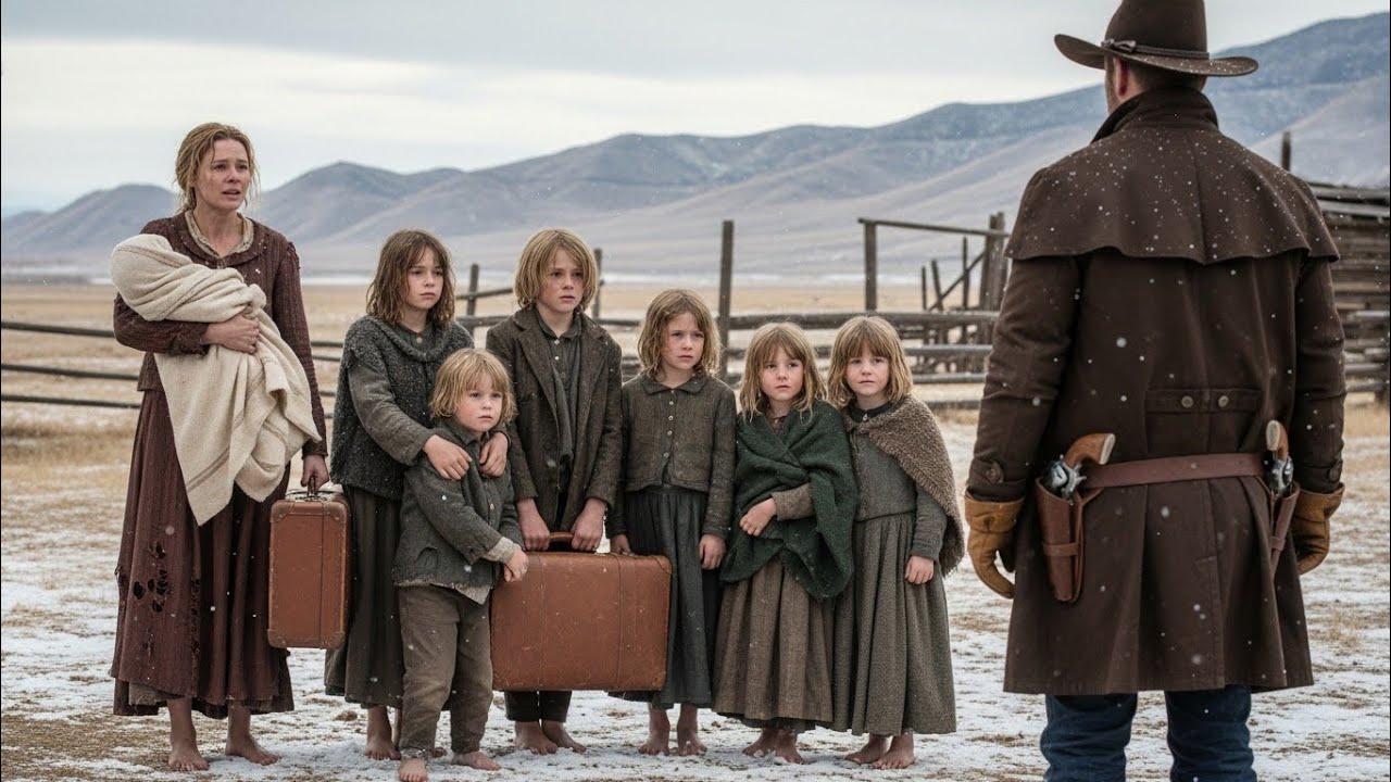 Starving Widow With 9 Kids Begged a Cowboy for Help — What He Did Next Shocked Everyone