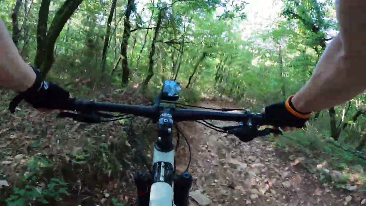 Tratto percorso finale del Monte Belpo a San Verolo. Percorso divertente a Rock Roll🐯🐯