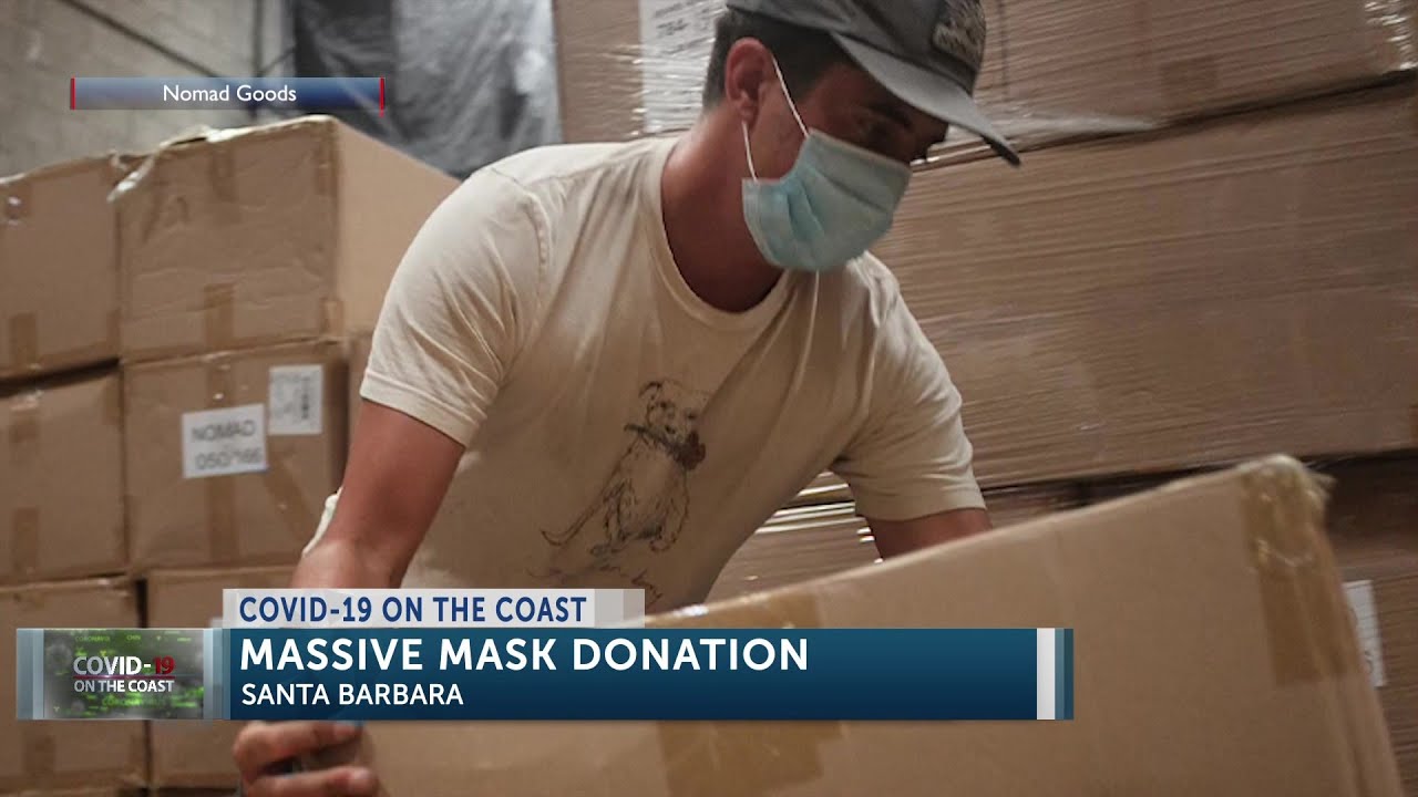 Santa Barbarabased Nomad Goods donating one million masks YouTube