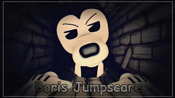 Five Nights at Bendy's - Boris The Wolf Jumpscare (Bendy and the Ink Machine)
