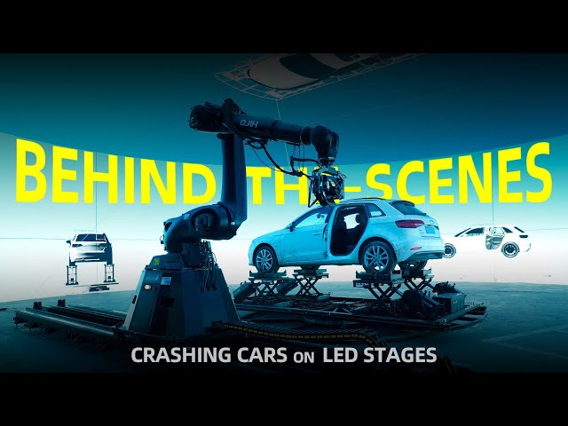 Virtual Production Behind-The-Scenes | Robots, Unreal Engine & Crashing Cars class=