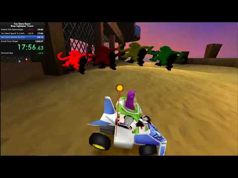 [Speedrun] Toy Story Racer - Buzz Lightyear Tower - 1:02:29