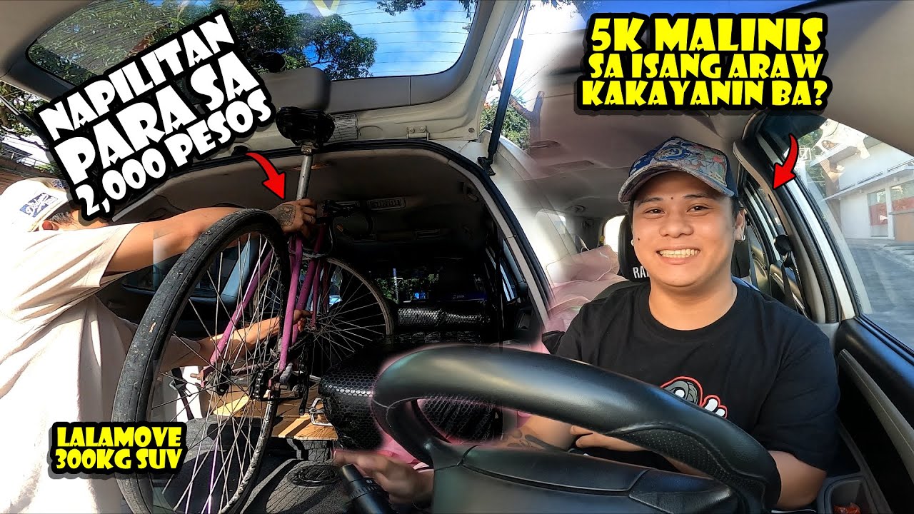 NOT BAD PARA SA 5,000 PESOS NA BYAHE, KAYA BA MAKA 5,000? | LALAMOVE 300KG SEDAN/SUV/MPV