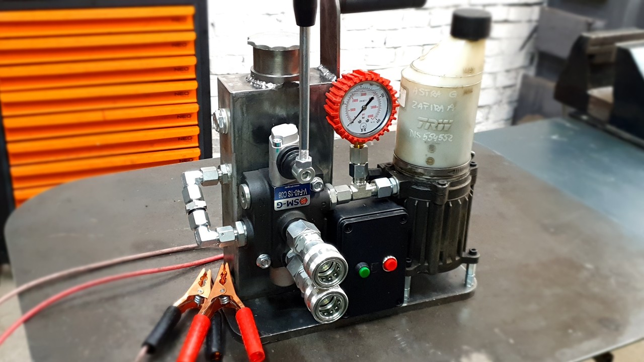 Я делаю гидравлический блок питания на 12 В.