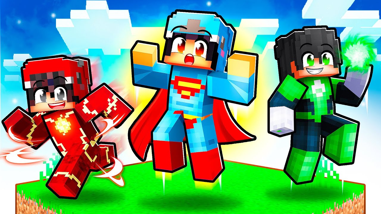 Locked on ONE RAFT But We're SUPERHERO MOBS With CRAZY FAN GIRL!